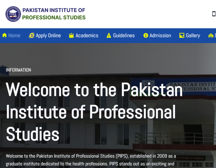 PIPS College Website